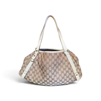 Gucci Abbey Toile GG Beige — vue 3