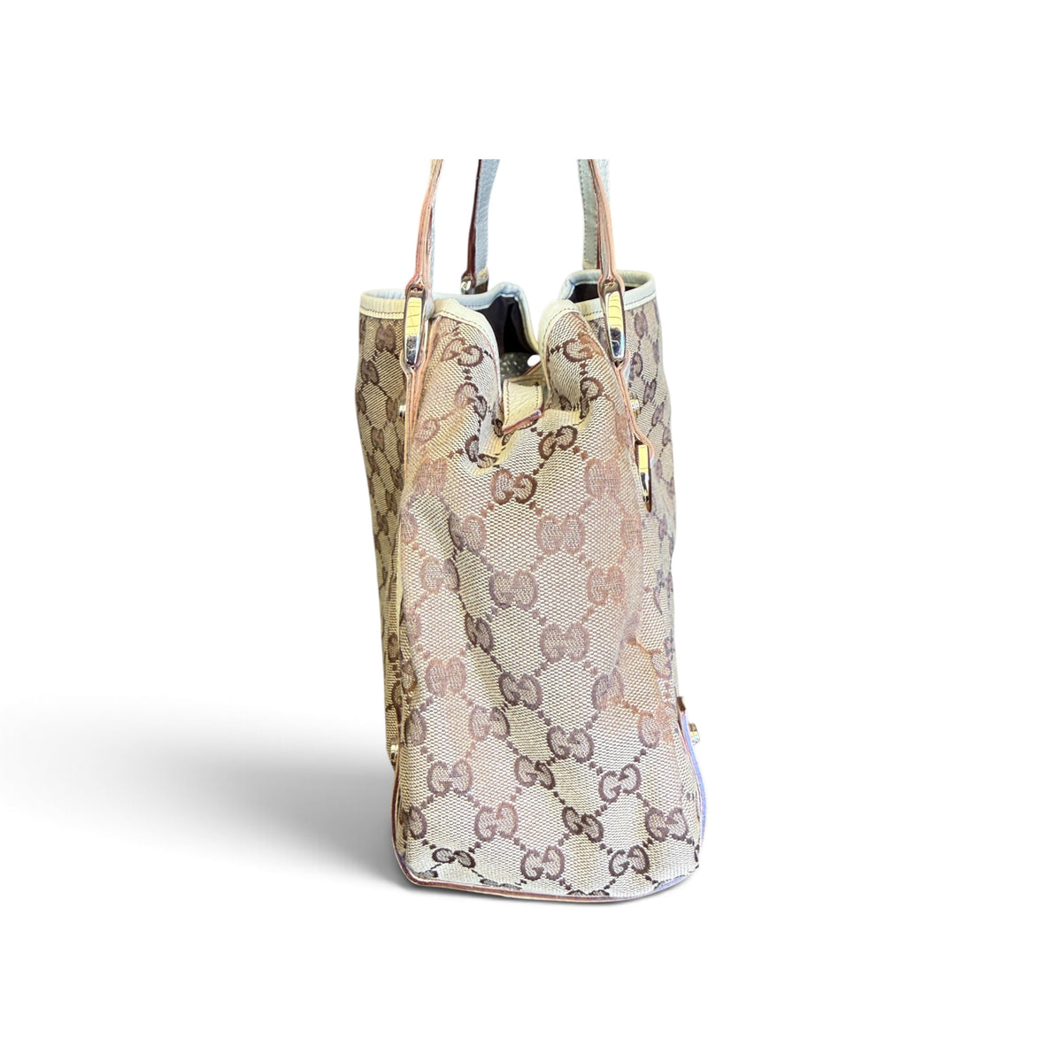 Gucci Abbey Toile GG Beige — vue 4