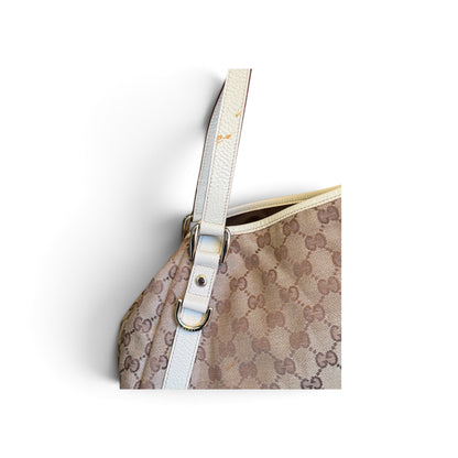 Gucci Abbey Toile GG Beige — vue 8