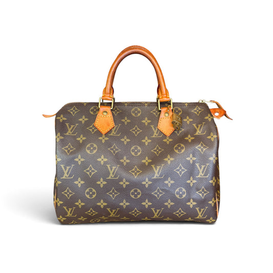 Louis Vuitton Speedy 30 Monogram Marron — vue 1