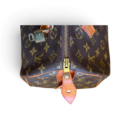 Louis Vuitton Speedy 30 Monogram Marron — vue 7