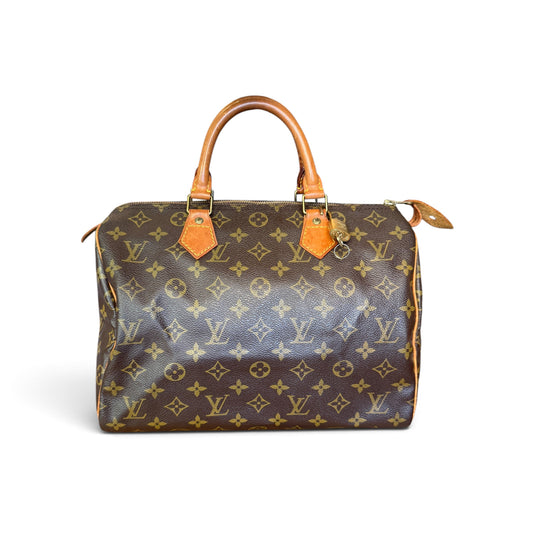Louis Vuitton Speedy 30 Monogram Marron — vue 1