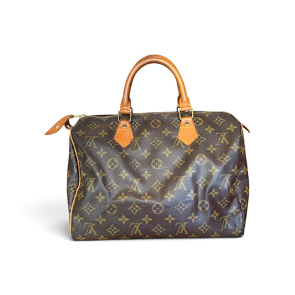 Louis Vuitton Speedy 30 Monogram Marron — vue 3