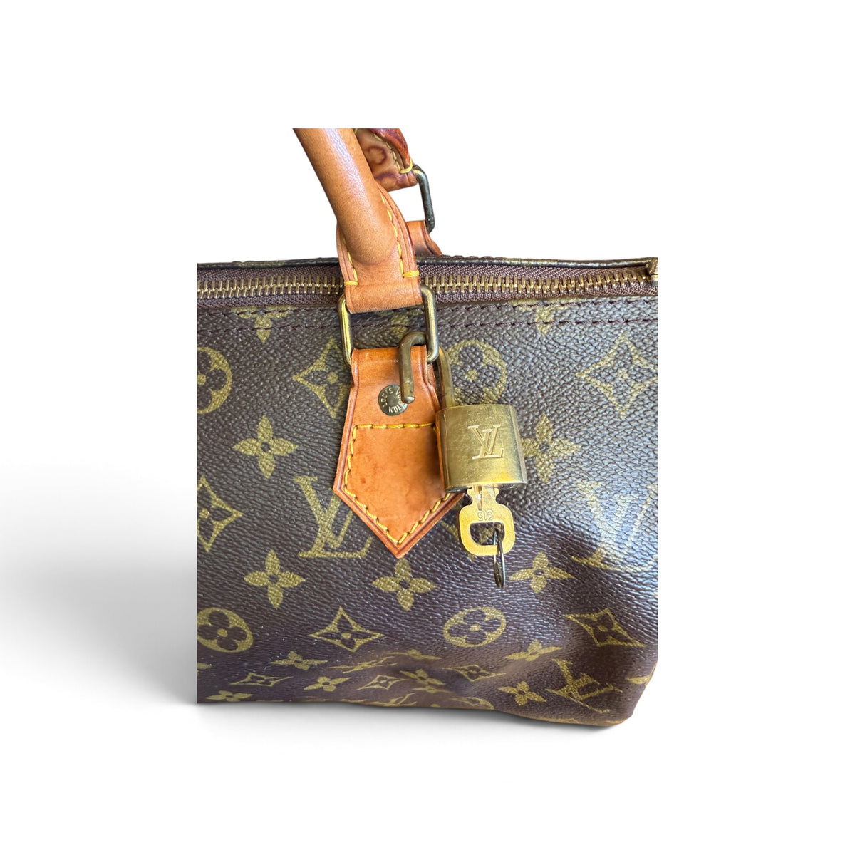 Louis Vuitton Speedy 30 Monogram Marron — vue 8
