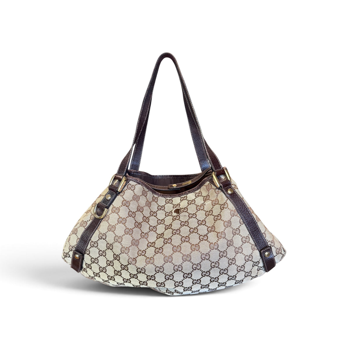 Gucci Abbey Toile GG Beige / Marron — vue 3