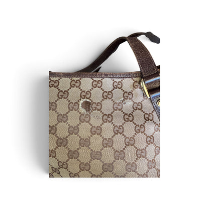 Gucci Abbey Toile GG Beige / Marron — vue 8