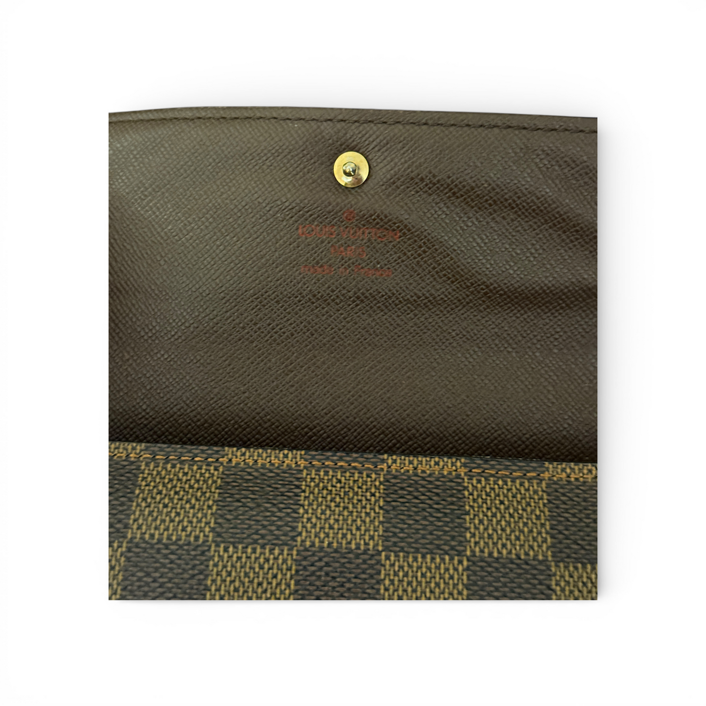 Louis Vuitton Sarah Portefeuille Damier Ébène