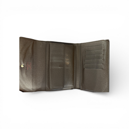 Louis Vuitton Sarah Portefeuille Damier Ébène