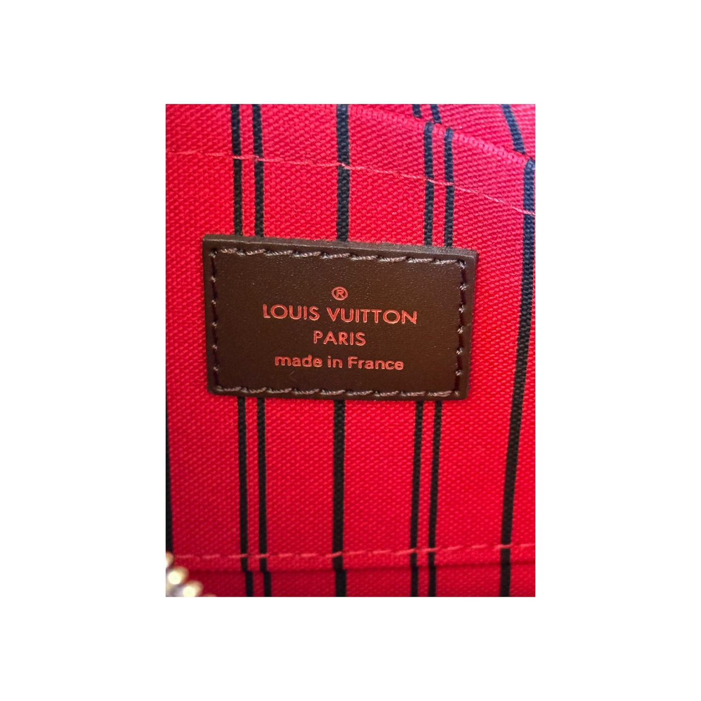 Neverfull PM damier ébène + pochette