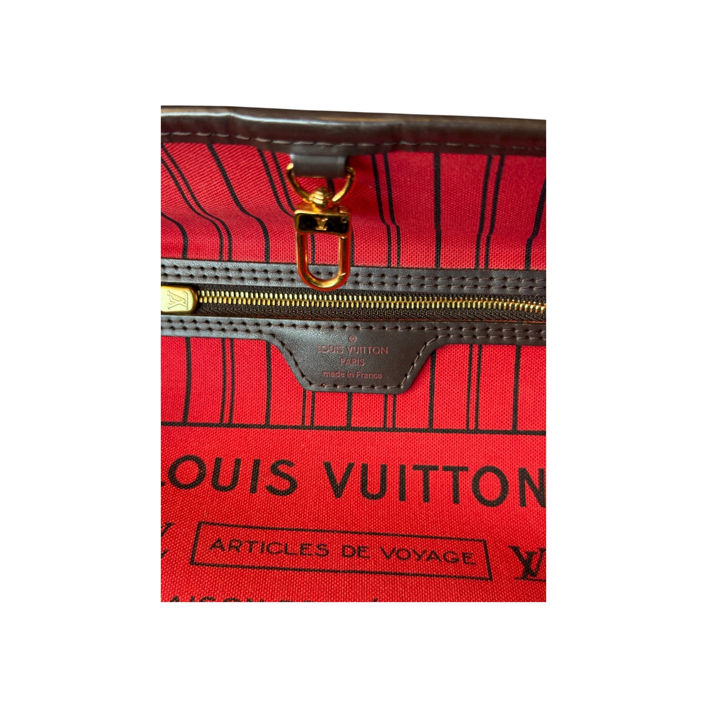 Neverfull PM damier ébène + pochette