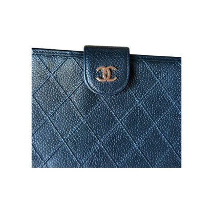 Chanel Bi-fold Long Wallet Caviar skin