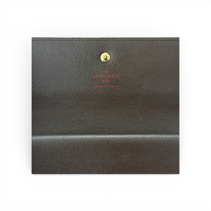 Louis Vuitton Sarah Portefeuille Damier Ébène