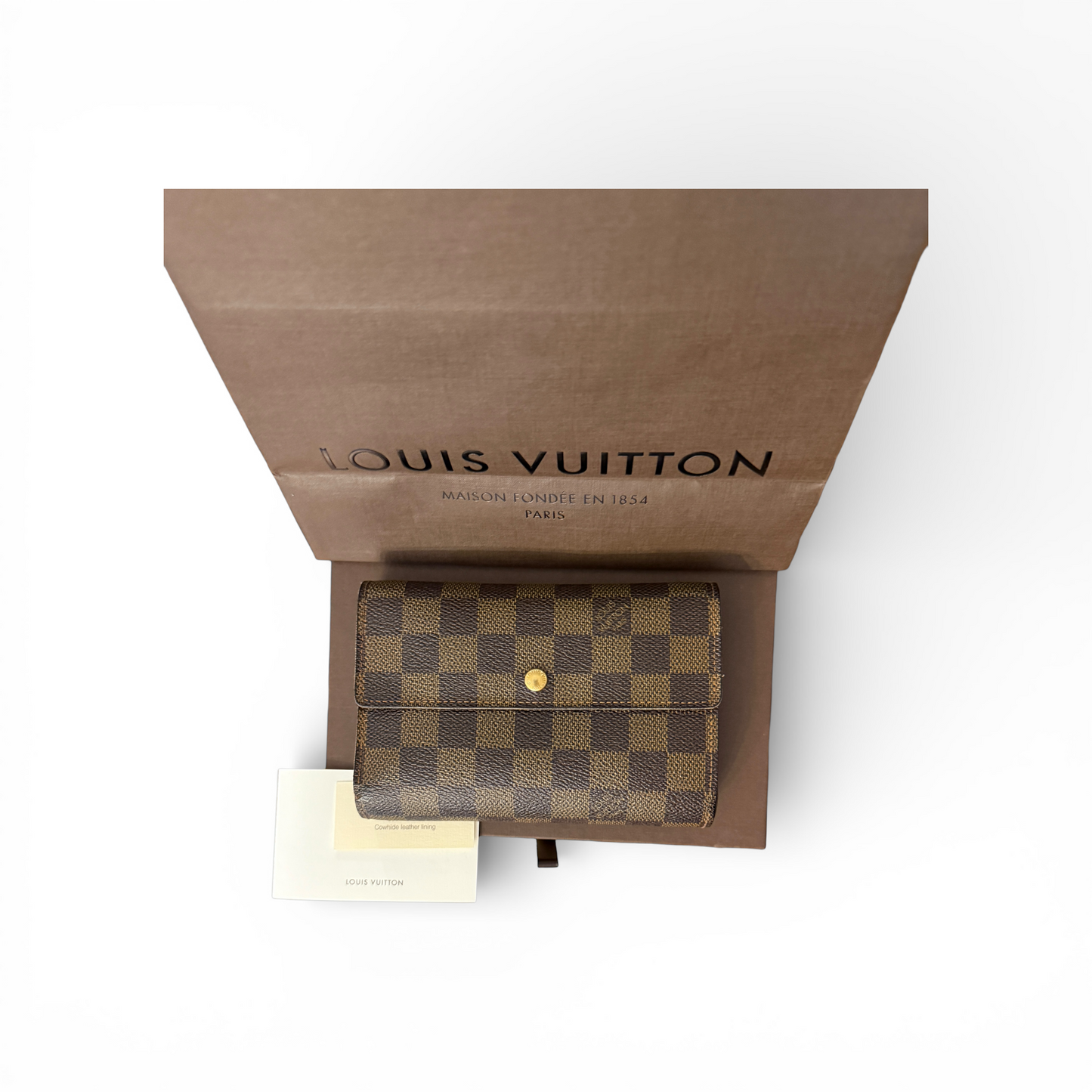 Louis Vuitton Sarah Portefeuille Damier Ébène