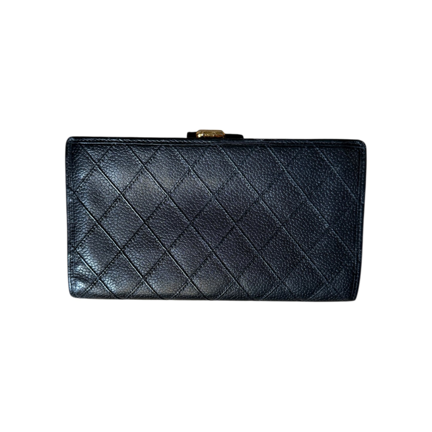 Chanel Bi-fold Long Wallet Caviar skin