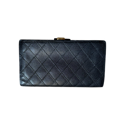 Chanel Bi-fold Long Wallet Caviar skin