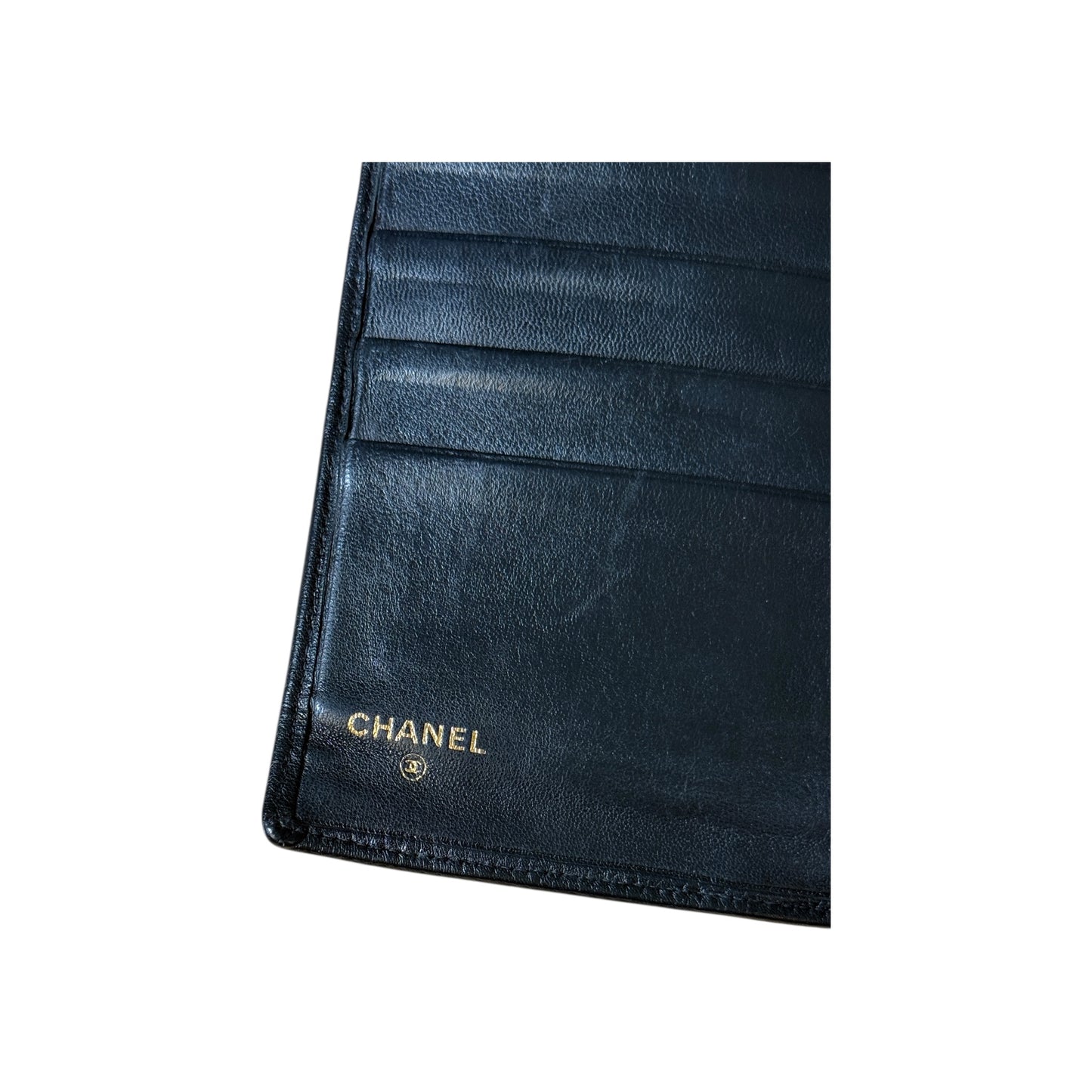 Chanel Bi-fold Long Wallet Caviar skin