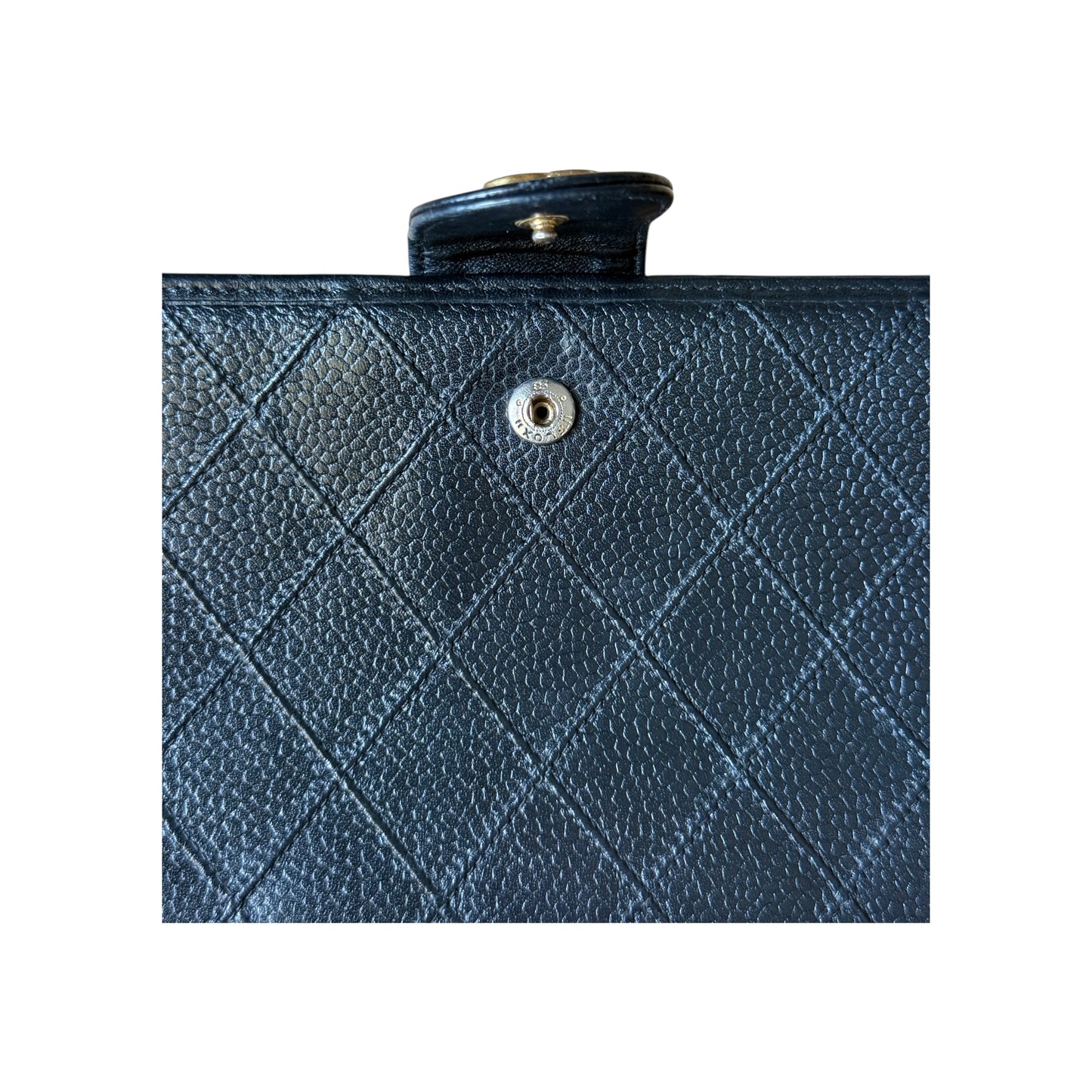 Chanel Bi-fold Long Wallet Caviar skin