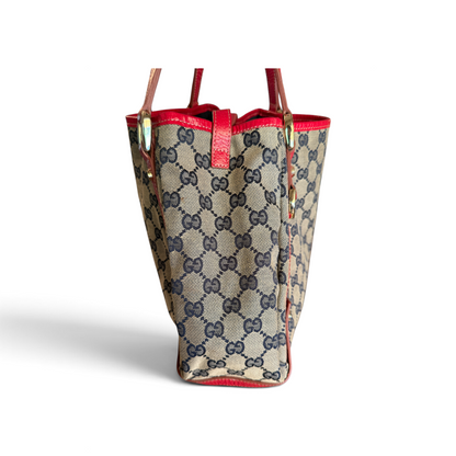 Gucci Abbey cuir rouge