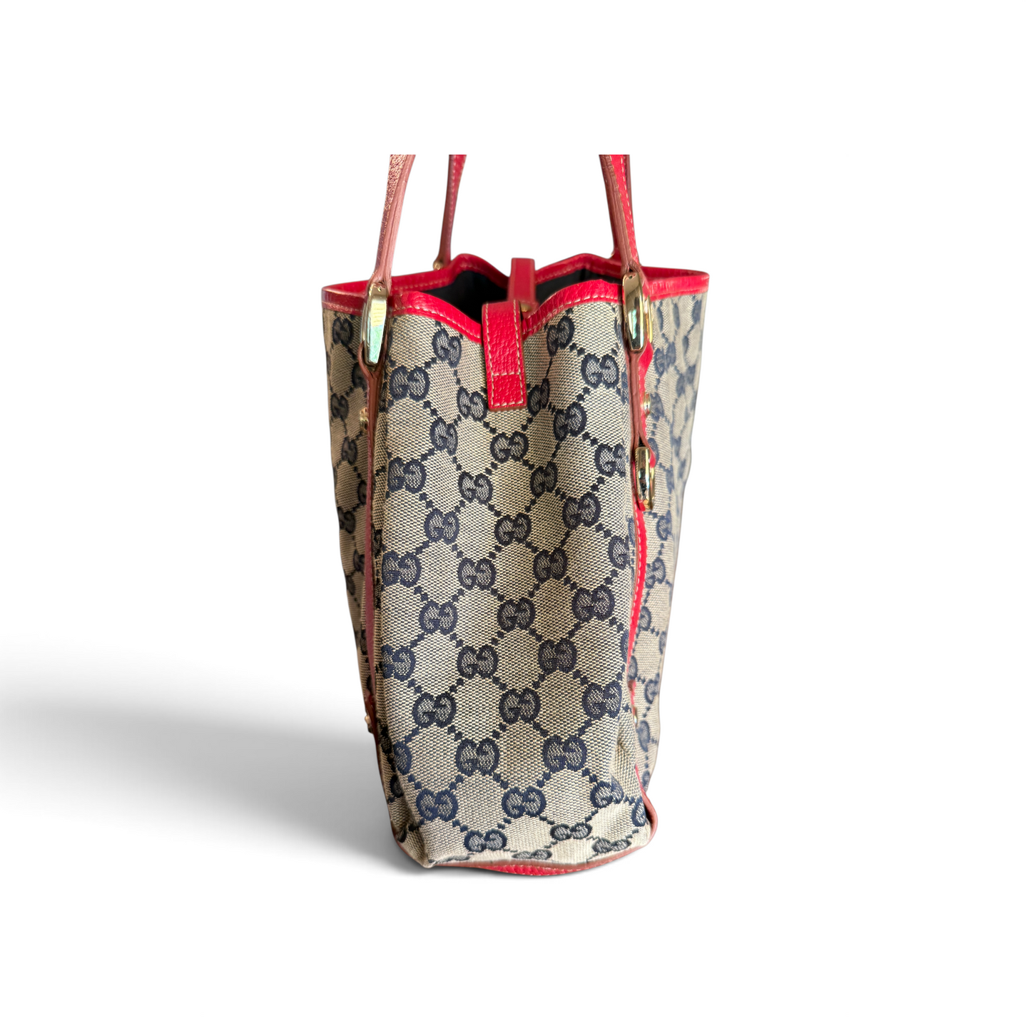 Gucci Abbey cuir rouge