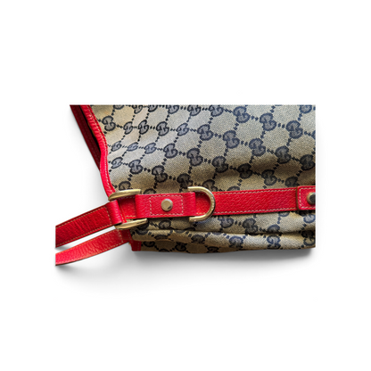 Gucci Abbey cuir rouge